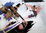 Aus der Serie „Schichtwechsel“,  2021 

Fotocollage, 30 x 40 cm, gerahmt
Unikat, rückseitig signiert, datiert und beschriftet 

Ausrufpreis: 550,-